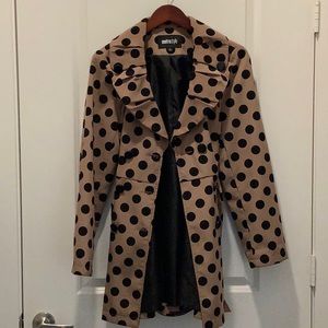 Polka dot raincoat